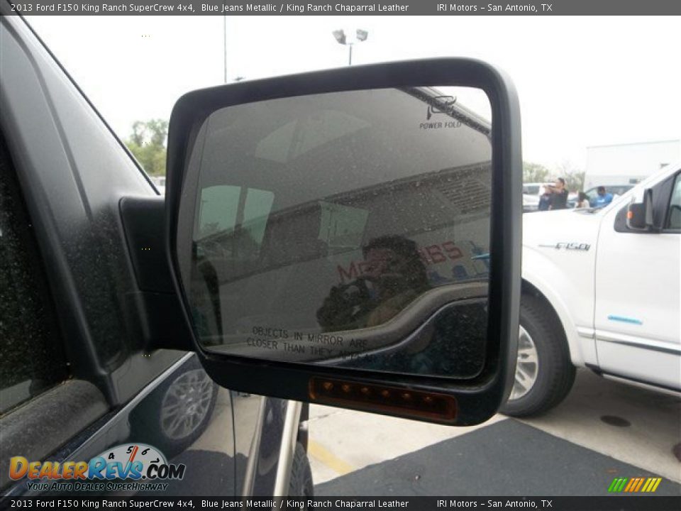 2013 Ford F150 King Ranch SuperCrew 4x4 Blue Jeans Metallic / King Ranch Chaparral Leather Photo #11