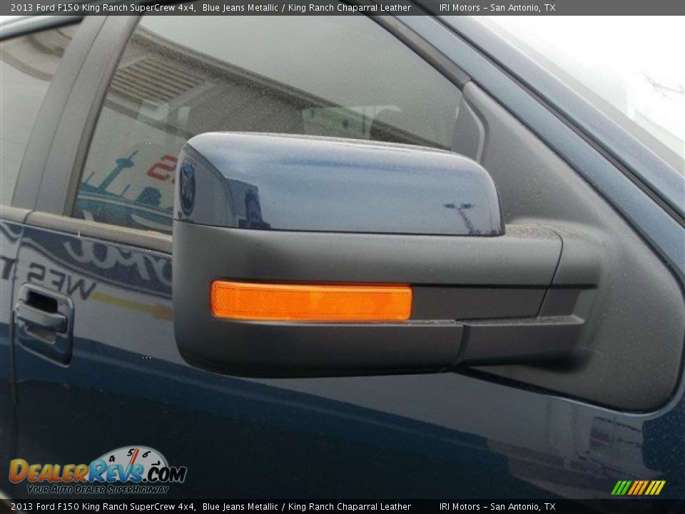 2013 Ford F150 King Ranch SuperCrew 4x4 Blue Jeans Metallic / King Ranch Chaparral Leather Photo #12