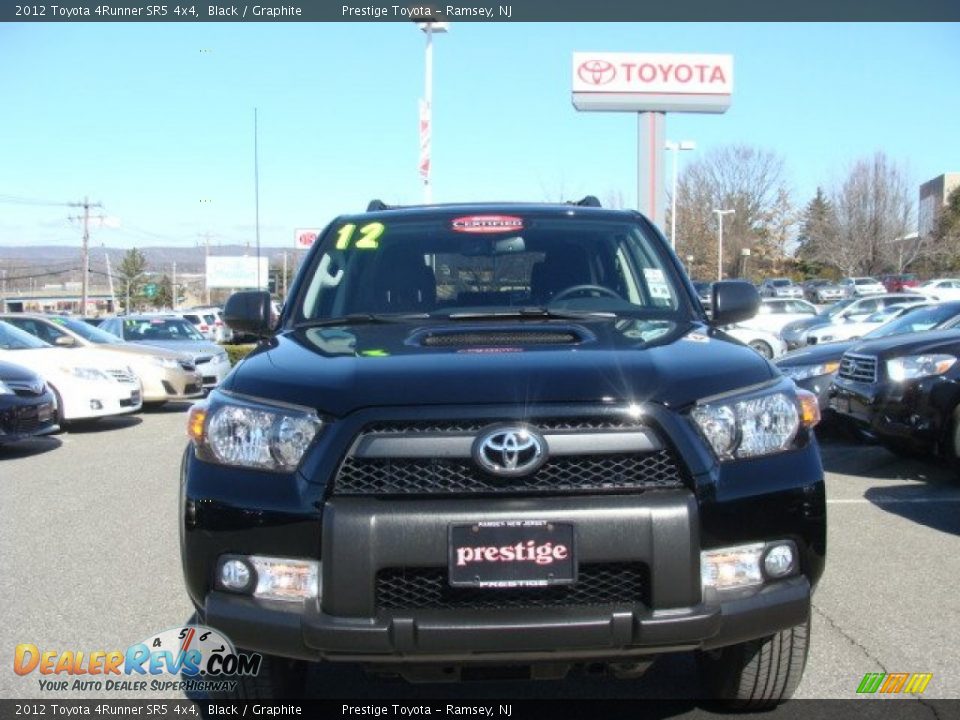 2012 Toyota 4Runner SR5 4x4 Black / Graphite Photo #2