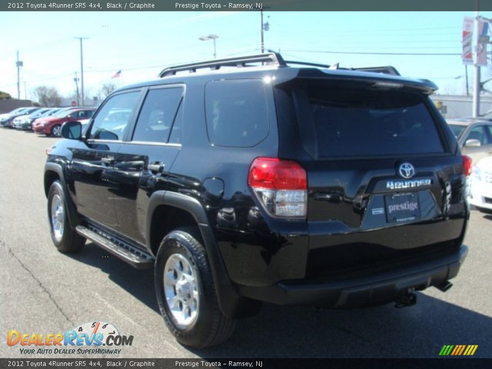 2012 Toyota 4Runner SR5 4x4 Black / Graphite Photo #4