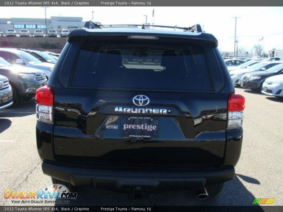 2012 Toyota 4Runner SR5 4x4 Black / Graphite Photo #5
