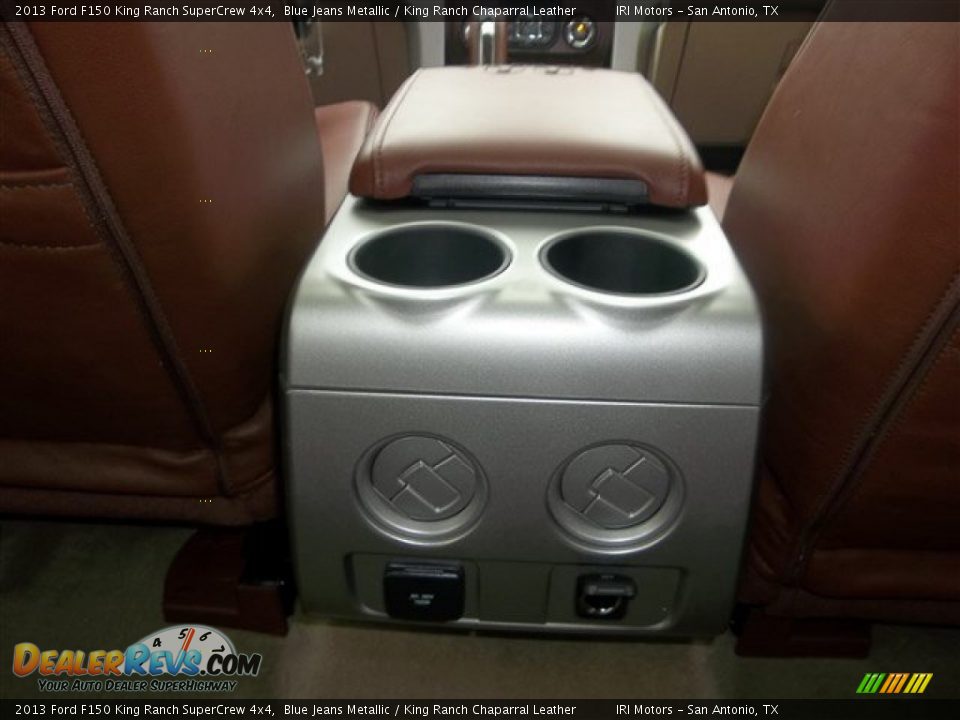 2013 Ford F150 King Ranch SuperCrew 4x4 Blue Jeans Metallic / King Ranch Chaparral Leather Photo #17