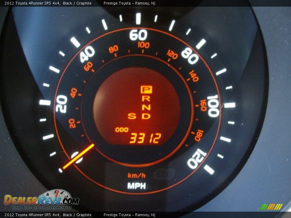 2012 Toyota 4Runner SR5 4x4 Black / Graphite Photo #10