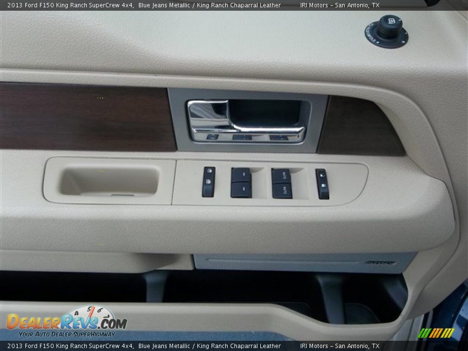 2013 Ford F150 King Ranch SuperCrew 4x4 Blue Jeans Metallic / King Ranch Chaparral Leather Photo #23