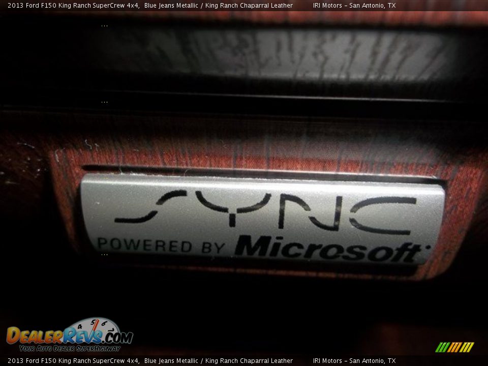 2013 Ford F150 King Ranch SuperCrew 4x4 Blue Jeans Metallic / King Ranch Chaparral Leather Photo #26