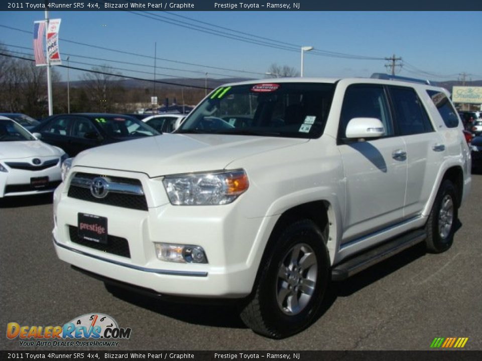 2011 Toyota 4Runner SR5 4x4 Blizzard White Pearl / Graphite Photo #3