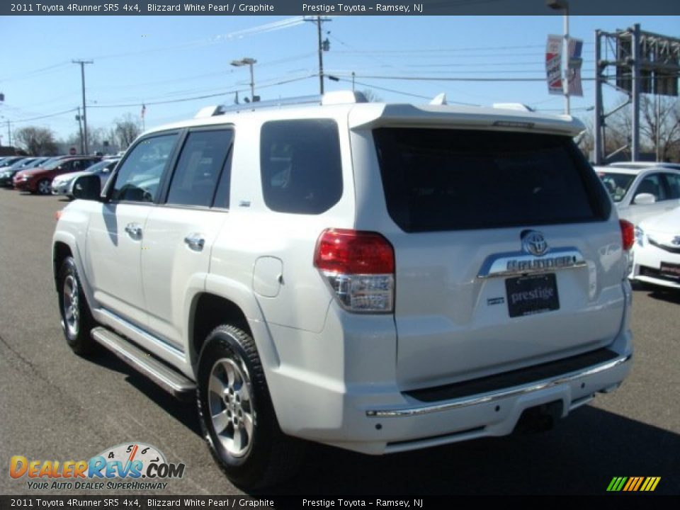 2011 Toyota 4Runner SR5 4x4 Blizzard White Pearl / Graphite Photo #4