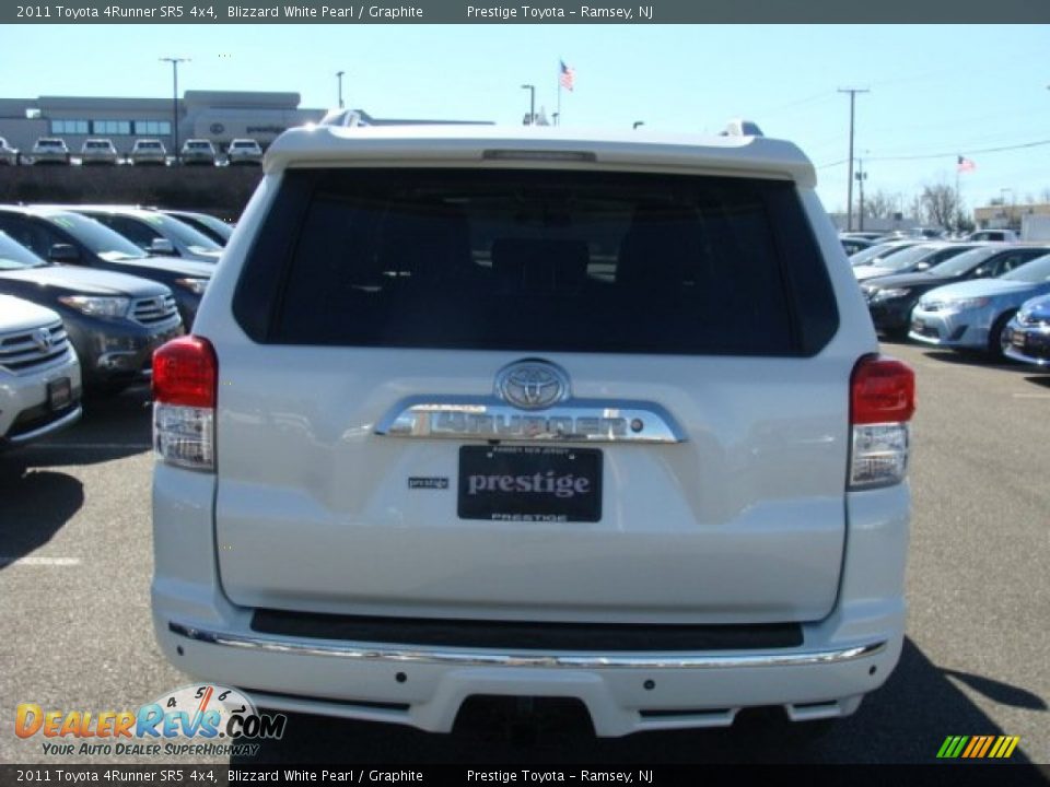 2011 Toyota 4Runner SR5 4x4 Blizzard White Pearl / Graphite Photo #5