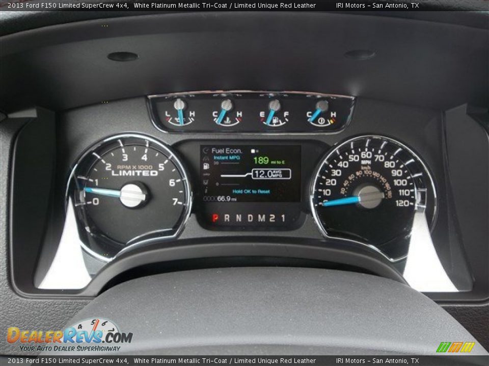 2013 Ford F150 Limited SuperCrew 4x4 Gauges Photo #26