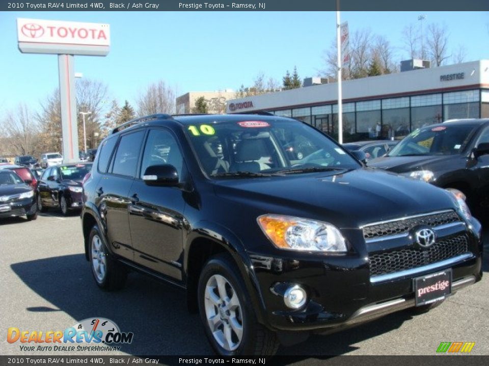 2010 Toyota RAV4 Limited 4WD Black / Ash Gray Photo #1
