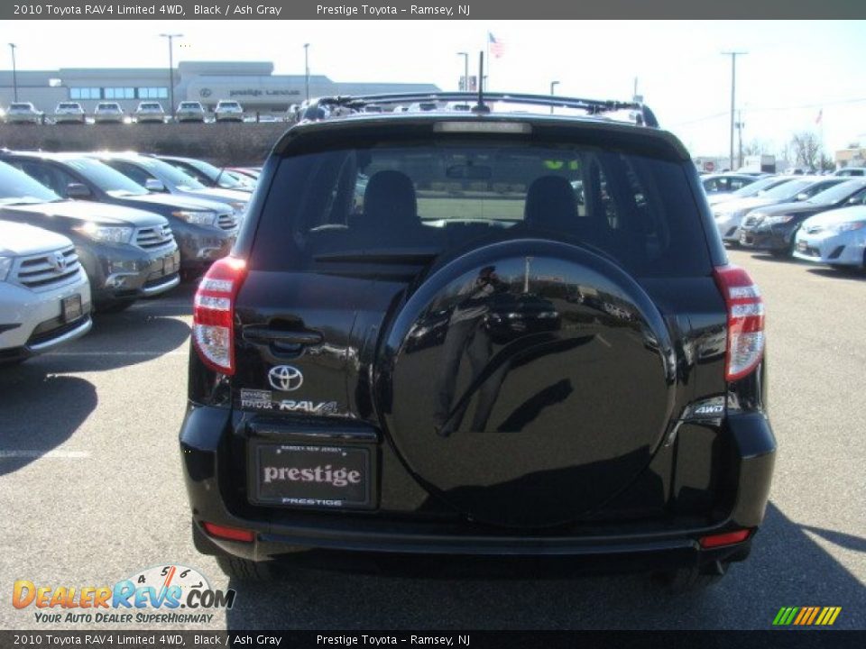2010 Toyota RAV4 Limited 4WD Black / Ash Gray Photo #5