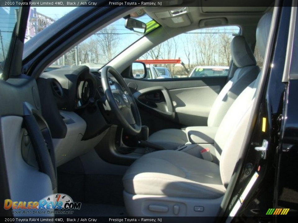 2010 Toyota RAV4 Limited 4WD Black / Ash Gray Photo #7