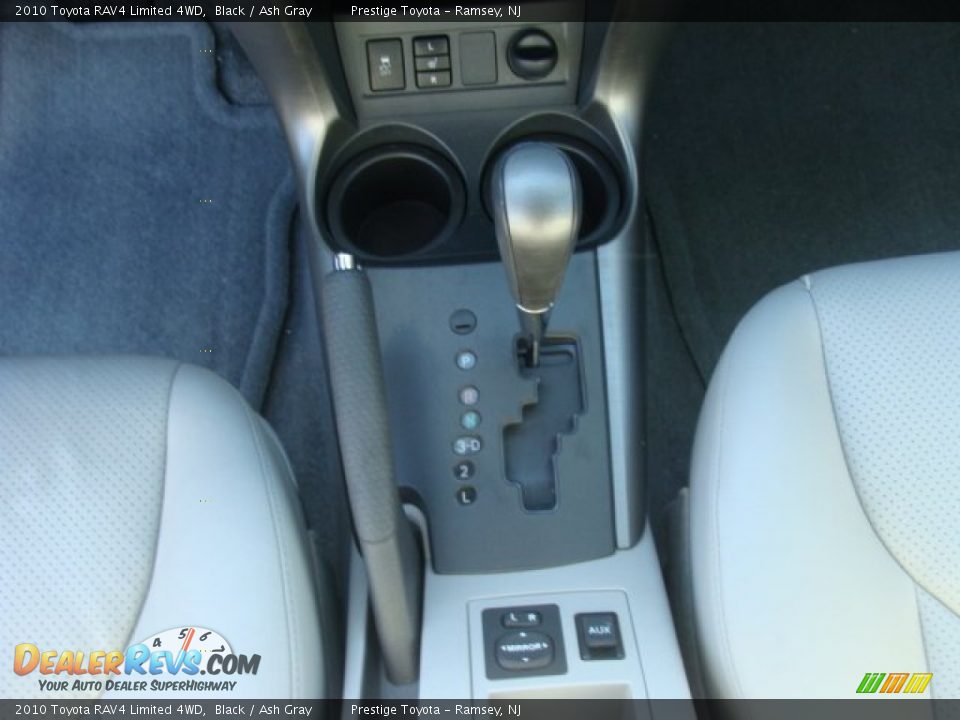 2010 Toyota RAV4 Limited 4WD Black / Ash Gray Photo #12