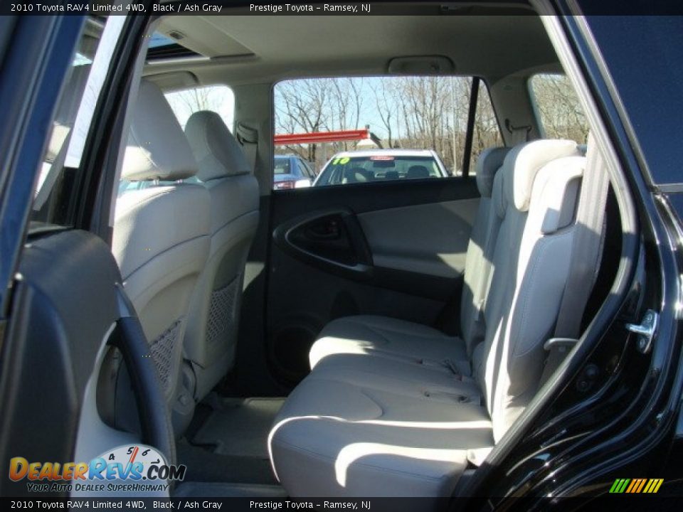 2010 Toyota RAV4 Limited 4WD Black / Ash Gray Photo #13