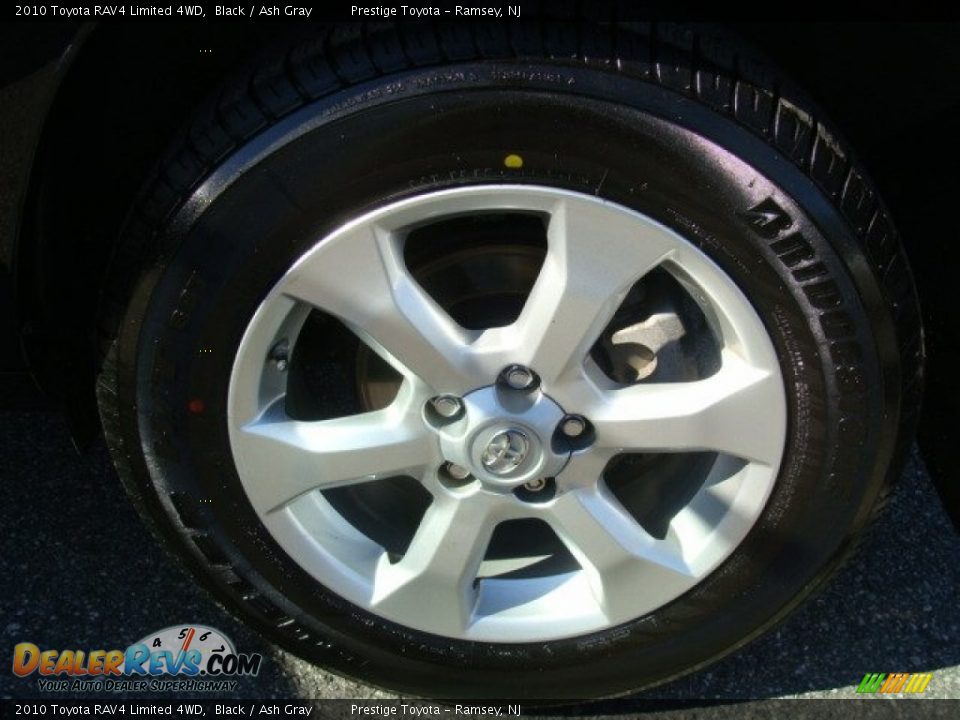 2010 Toyota RAV4 Limited 4WD Black / Ash Gray Photo #14
