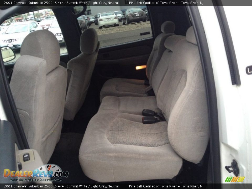 2001 Chevrolet Suburban 2500 LS 4x4 Summit White / Light Gray/Neutral Photo #7