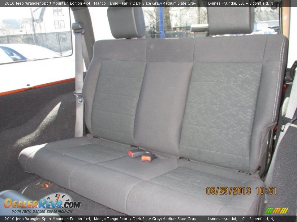 2010 Jeep Wrangler Sport Mountain Edition 4x4 Mango Tango Pearl / Dark Slate Gray/Medium Slate Gray Photo #9