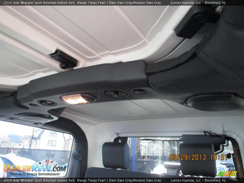 2010 Jeep Wrangler Sport Mountain Edition 4x4 Mango Tango Pearl / Dark Slate Gray/Medium Slate Gray Photo #10