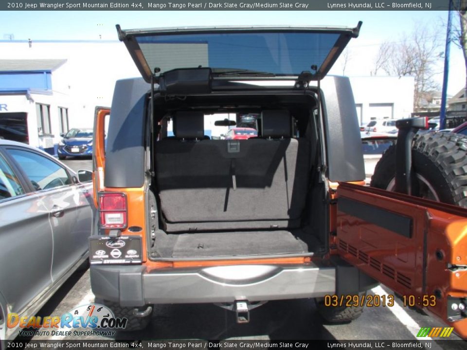 2010 Jeep Wrangler Sport Mountain Edition 4x4 Mango Tango Pearl / Dark Slate Gray/Medium Slate Gray Photo #14