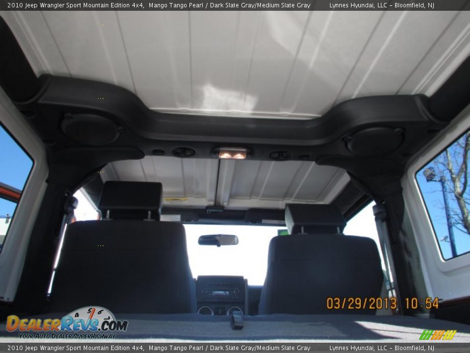 2010 Jeep Wrangler Sport Mountain Edition 4x4 Mango Tango Pearl / Dark Slate Gray/Medium Slate Gray Photo #15