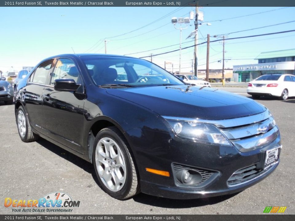 2011 Ford Fusion SE Tuxedo Black Metallic / Charcoal Black Photo #3