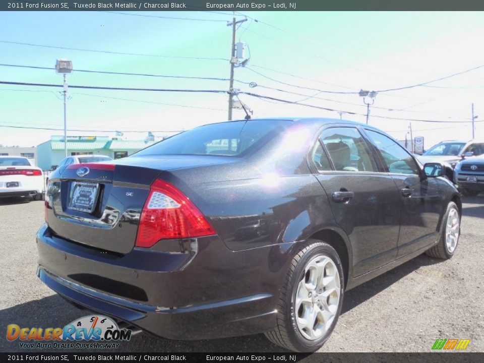 2011 Ford Fusion SE Tuxedo Black Metallic / Charcoal Black Photo #4