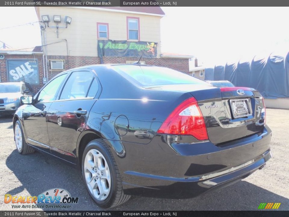 2011 Ford Fusion SE Tuxedo Black Metallic / Charcoal Black Photo #6