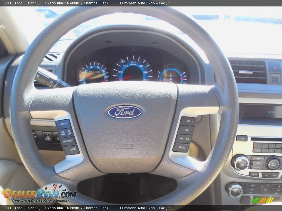 2011 Ford Fusion SE Tuxedo Black Metallic / Charcoal Black Photo #10