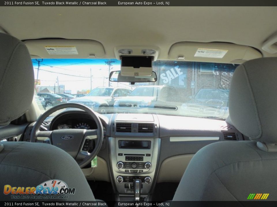2011 Ford Fusion SE Tuxedo Black Metallic / Charcoal Black Photo #23