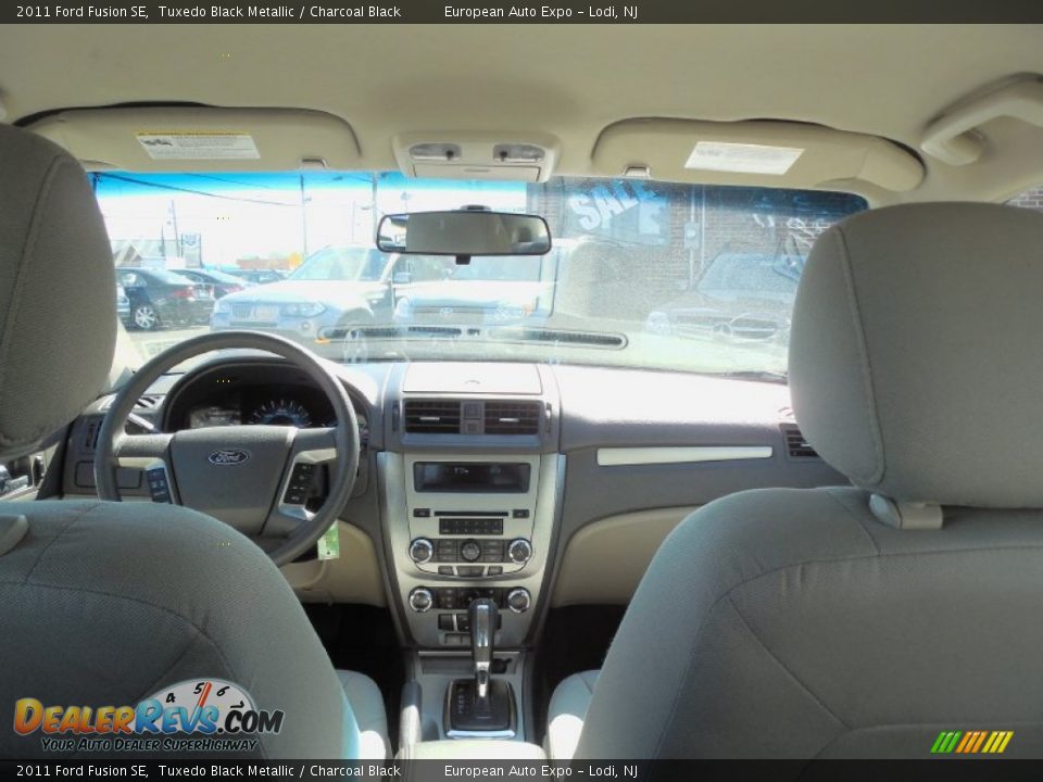 2011 Ford Fusion SE Tuxedo Black Metallic / Charcoal Black Photo #24