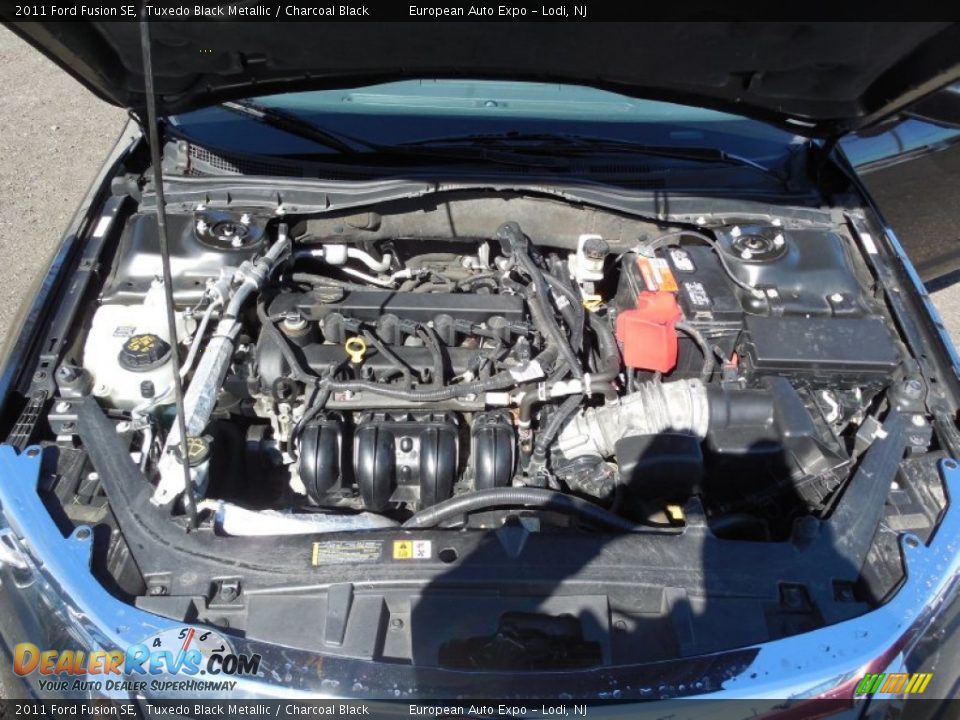 2011 Ford Fusion SE Tuxedo Black Metallic / Charcoal Black Photo #26