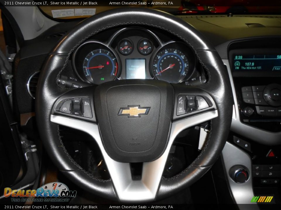 2011 Chevrolet Cruze LT Silver Ice Metallic / Jet Black Photo #24