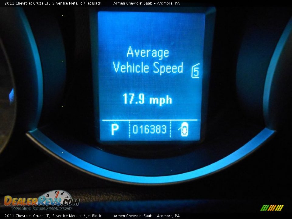 2011 Chevrolet Cruze LT Silver Ice Metallic / Jet Black Photo #26