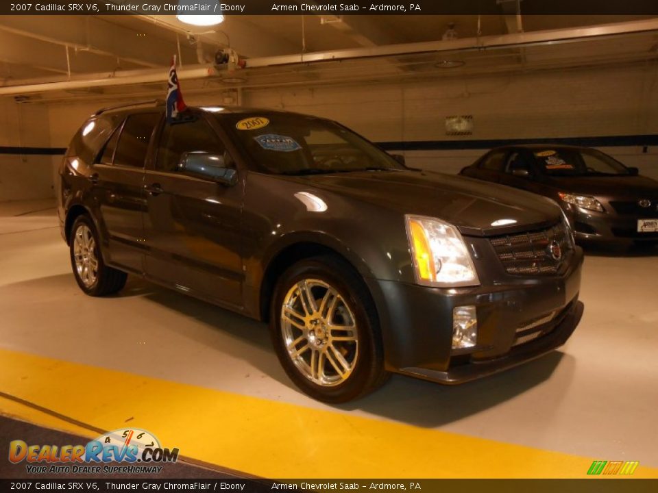 2007 Cadillac SRX V6 Thunder Gray ChromaFlair / Ebony Photo #3