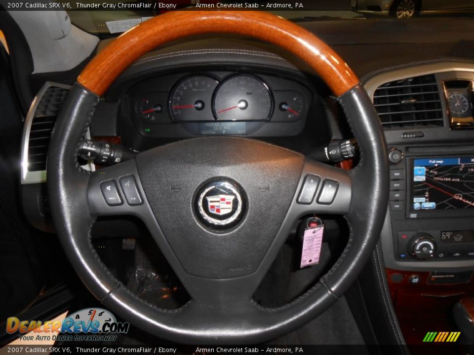 2007 Cadillac SRX V6 Thunder Gray ChromaFlair / Ebony Photo #23