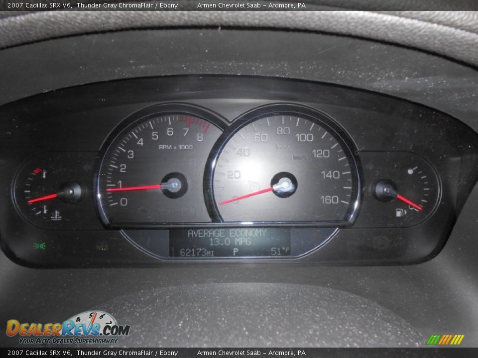 2007 Cadillac SRX V6 Thunder Gray ChromaFlair / Ebony Photo #24