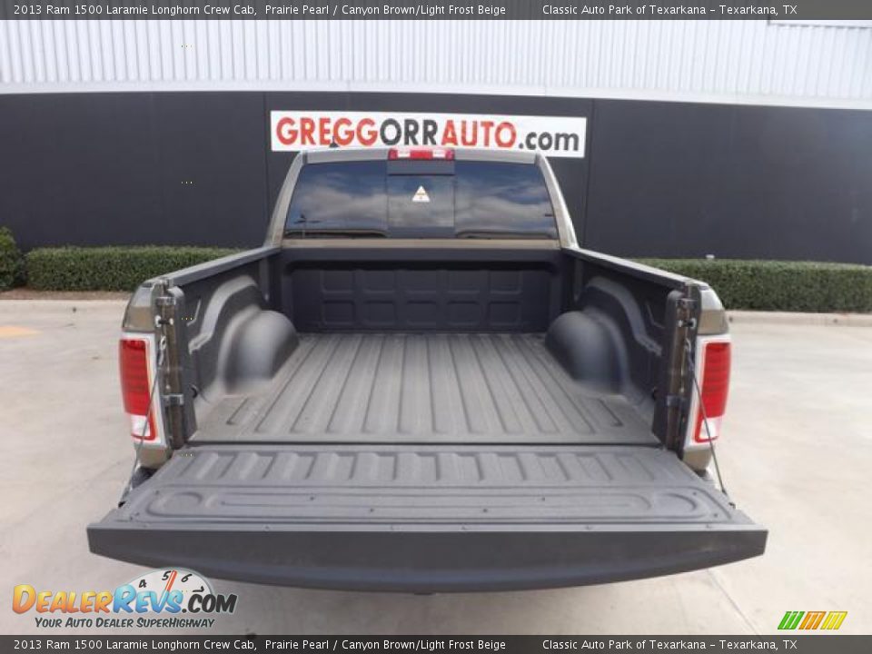 2013 Ram 1500 Laramie Longhorn Crew Cab Prairie Pearl / Canyon Brown/Light Frost Beige Photo #10