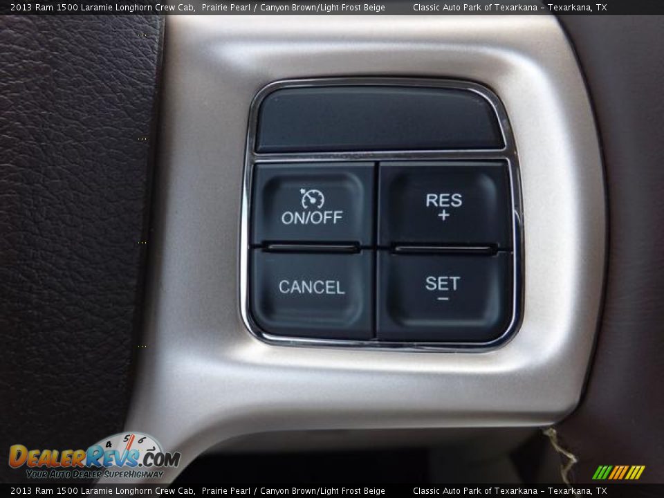 2013 Ram 1500 Laramie Longhorn Crew Cab Prairie Pearl / Canyon Brown/Light Frost Beige Photo #17