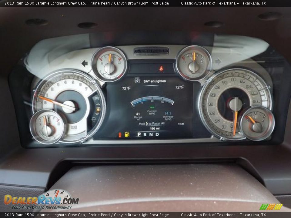 2013 Ram 1500 Laramie Longhorn Crew Cab Gauges Photo #20