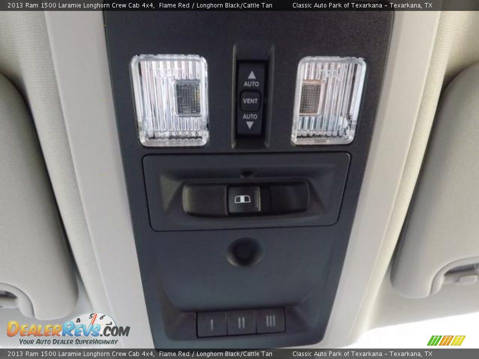 2013 Ram 1500 Laramie Longhorn Crew Cab 4x4 Flame Red / Longhorn Black/Cattle Tan Photo #24