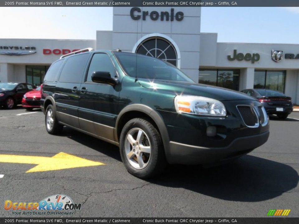 2005 Pontiac Montana SV6 FWD Emerald Green Metallic / Cashmere Photo #1