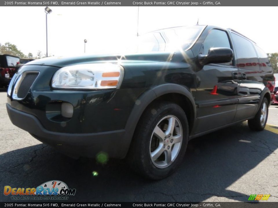 2005 Pontiac Montana SV6 FWD Emerald Green Metallic / Cashmere Photo #3