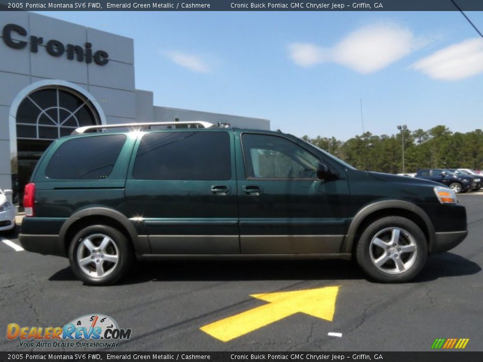 2005 Pontiac Montana SV6 FWD Emerald Green Metallic / Cashmere Photo #8