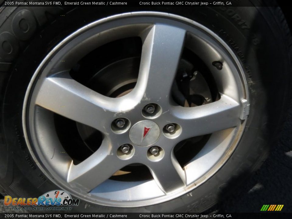 2005 Pontiac Montana SV6 FWD Emerald Green Metallic / Cashmere Photo #9