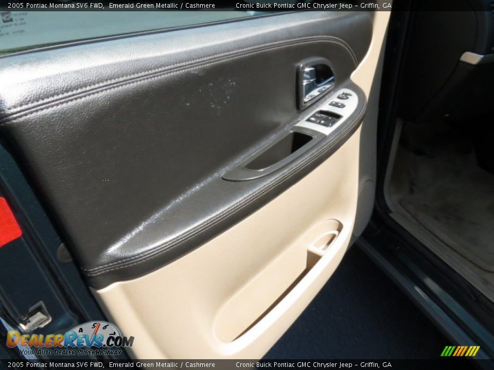 2005 Pontiac Montana SV6 FWD Emerald Green Metallic / Cashmere Photo #11