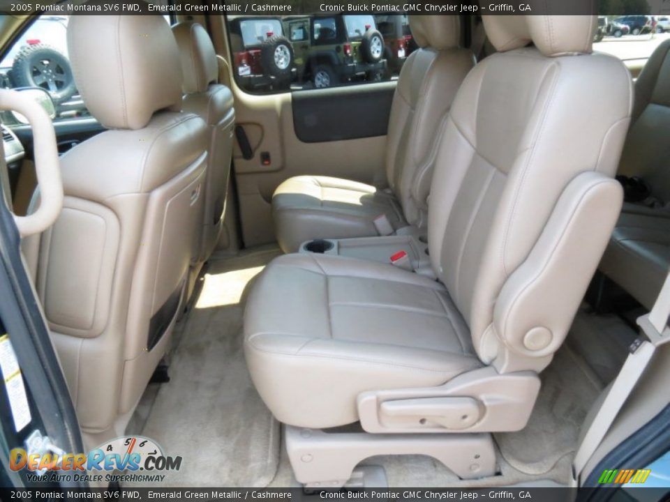 2005 Pontiac Montana SV6 FWD Emerald Green Metallic / Cashmere Photo #12