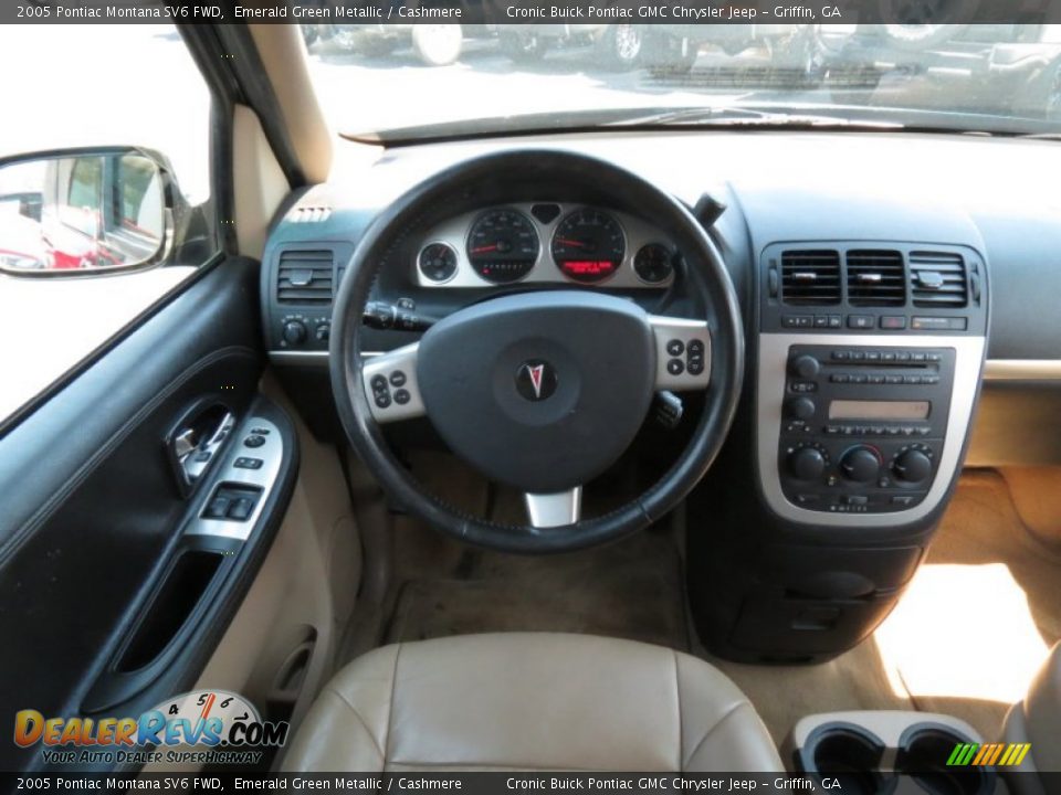 2005 Pontiac Montana SV6 FWD Emerald Green Metallic / Cashmere Photo #20