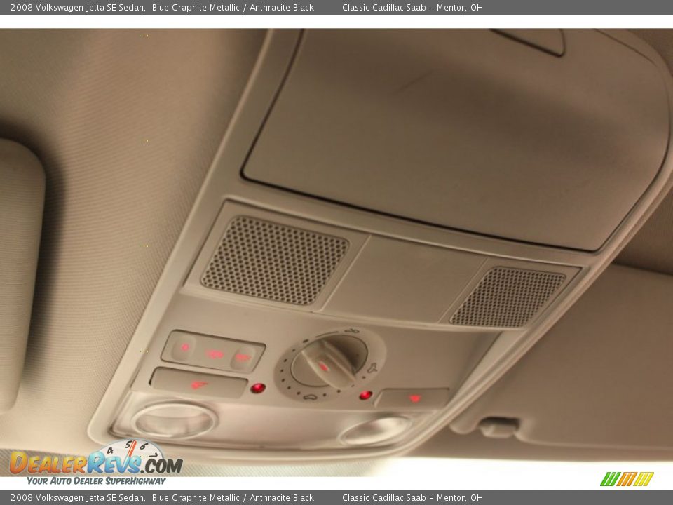 2008 Volkswagen Jetta SE Sedan Blue Graphite Metallic / Anthracite Black Photo #9