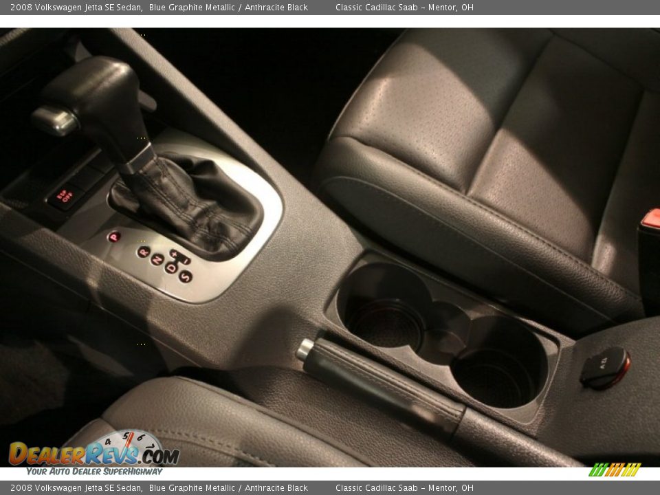 2008 Volkswagen Jetta SE Sedan Blue Graphite Metallic / Anthracite Black Photo #11