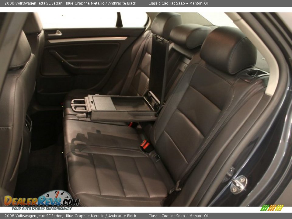 2008 Volkswagen Jetta SE Sedan Blue Graphite Metallic / Anthracite Black Photo #15